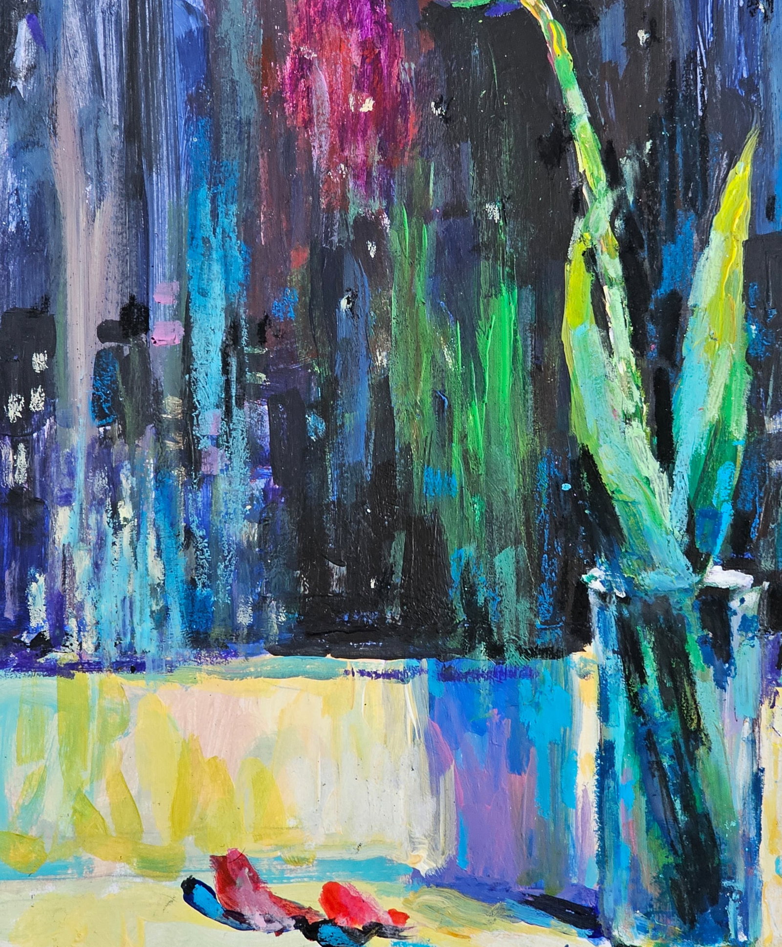 Acrylic painting Tulip Vyacheslav Petrovich Babac - 8
