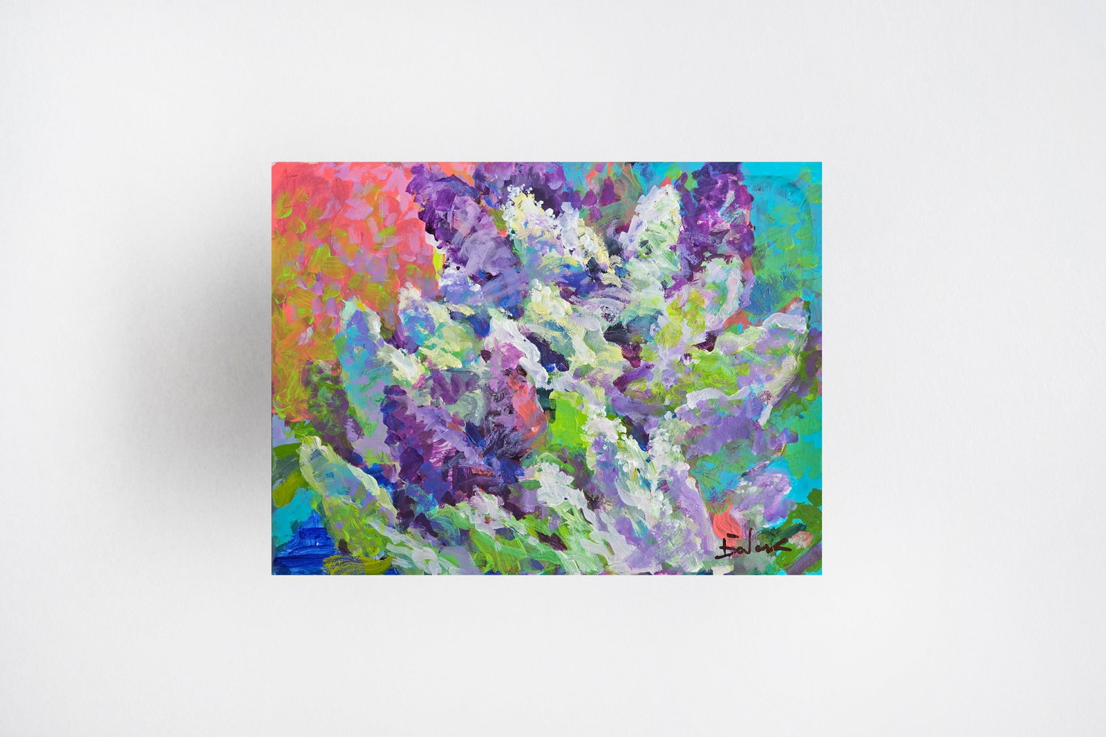 Acrylic painting Lilac Vyacheslav Petrovich Babac - 10
