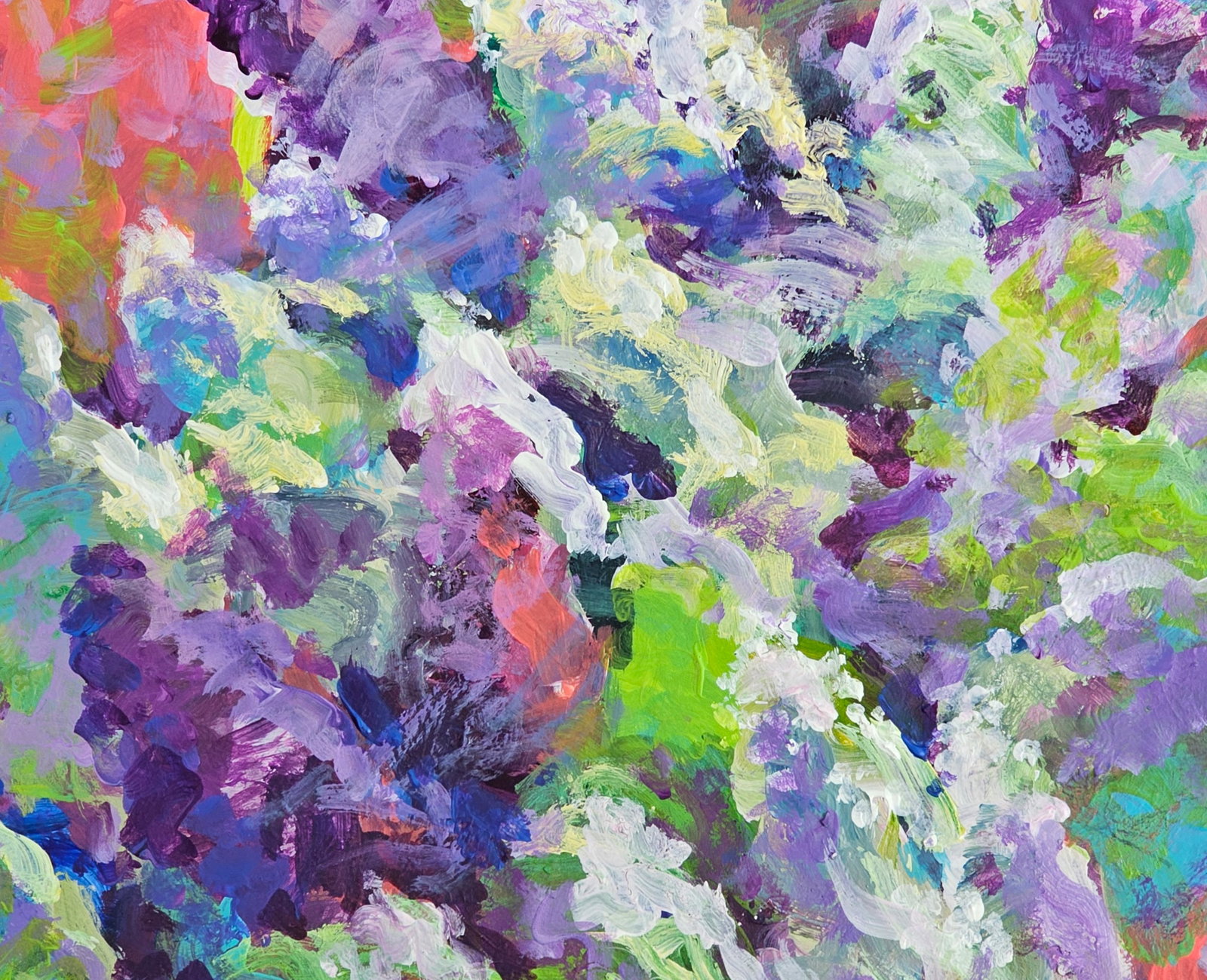 Acrylic painting Lilac Vyacheslav Petrovich Babac - 7