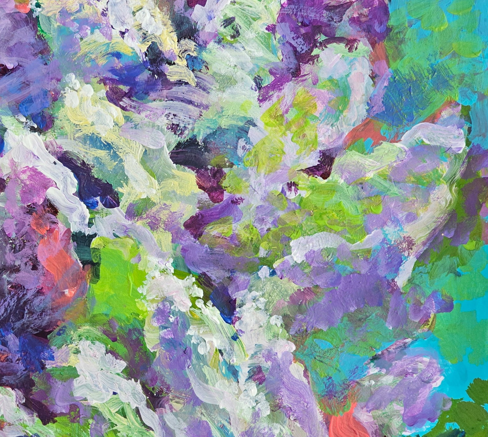 Acrylic painting Lilac Vyacheslav Petrovich Babac - 9
