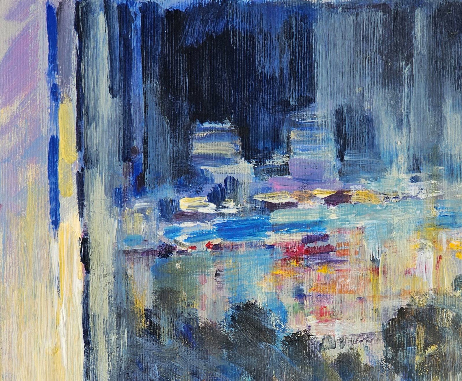 Acrylic painting the city of Ivano-Frankivsk Vyacheslav Petrovich Babac - 3
