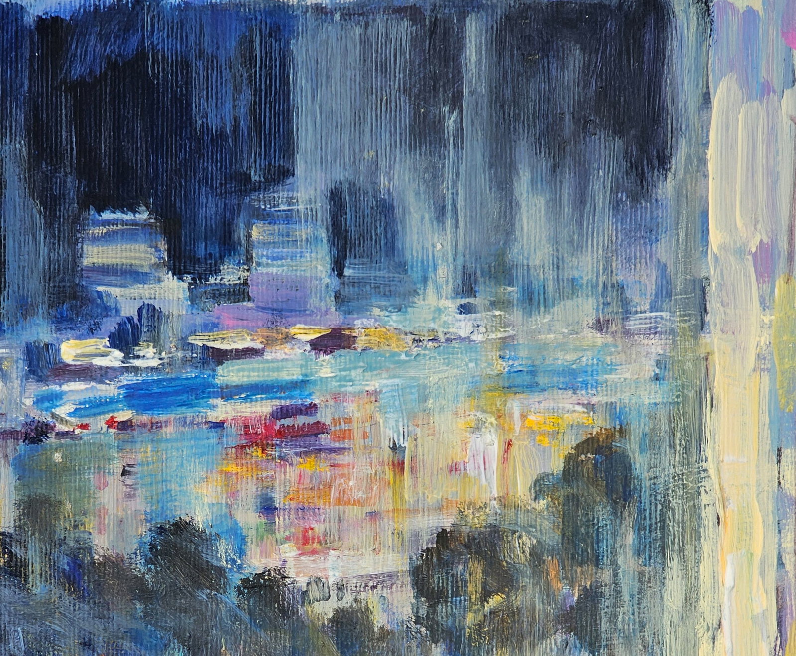 Acrylic painting the city of Ivano-Frankivsk Vyacheslav Petrovich Babac - 4