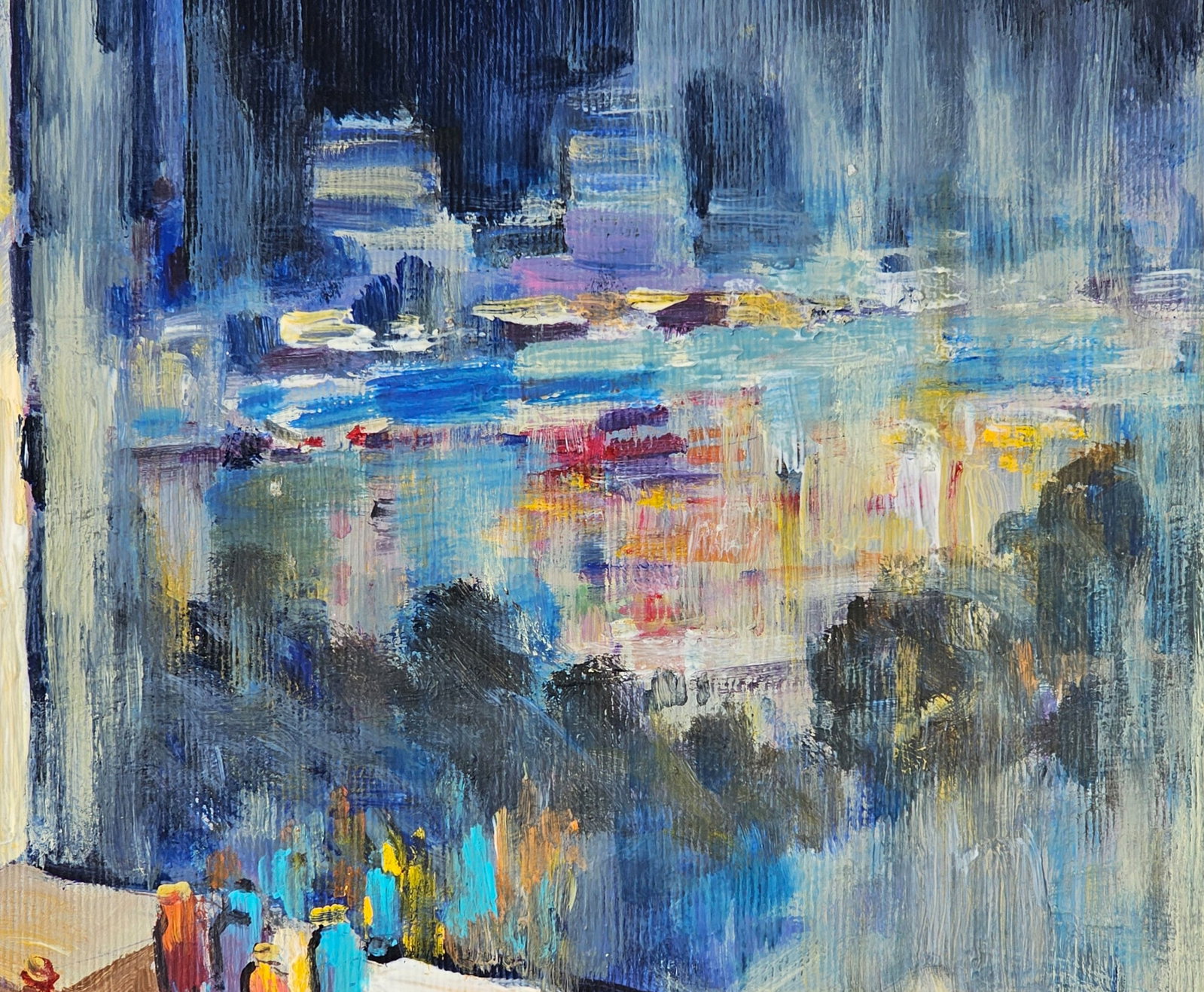 Acrylic painting the city of Ivano-Frankivsk Vyacheslav Petrovich Babac - 7