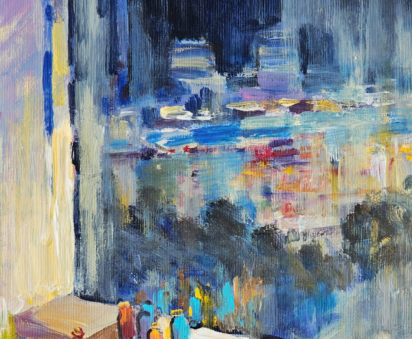 Acrylic painting the city of Ivano-Frankivsk Vyacheslav Petrovich Babac - 8