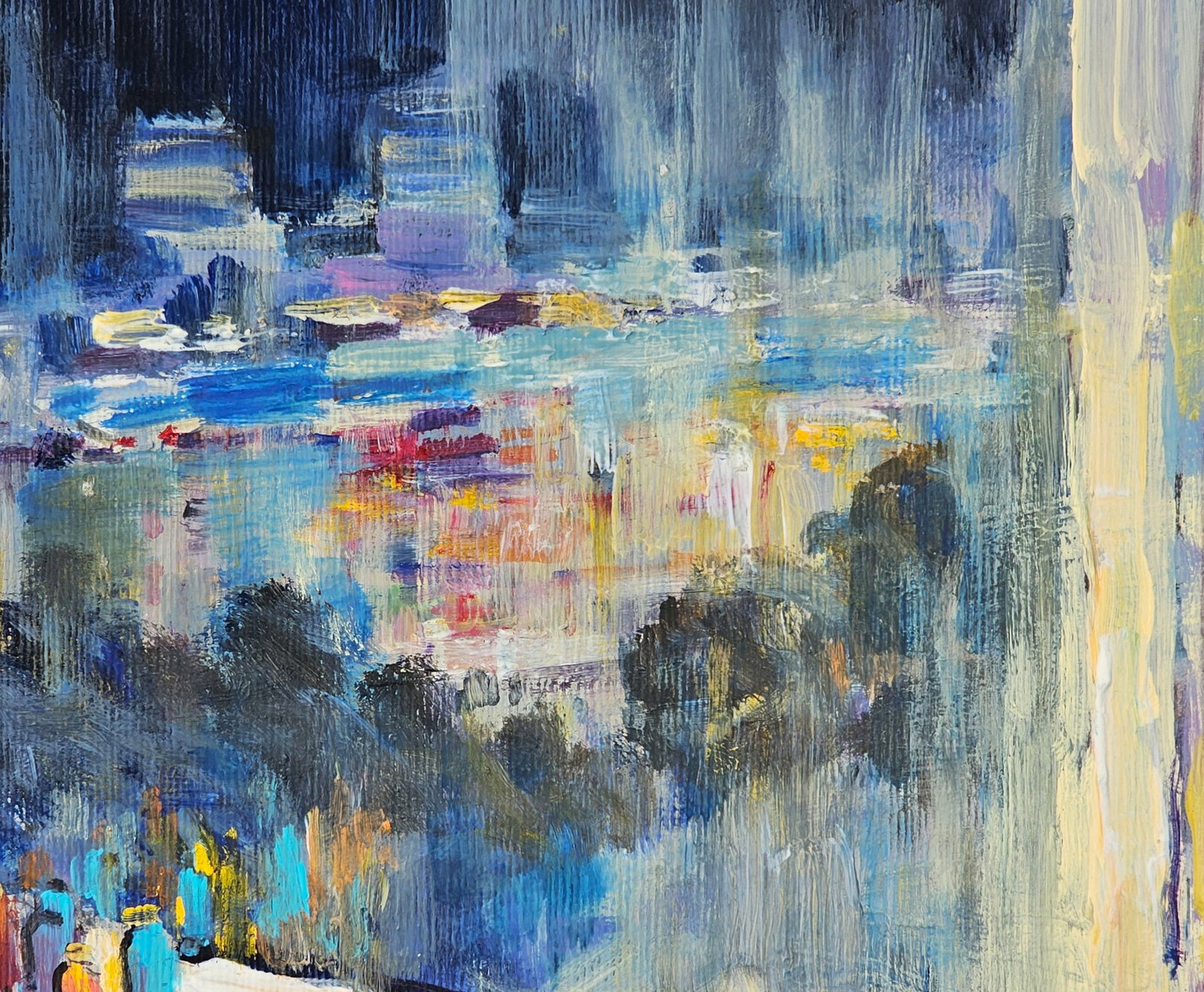 Acrylic painting the city of Ivano-Frankivsk Vyacheslav Petrovich Babac - 9