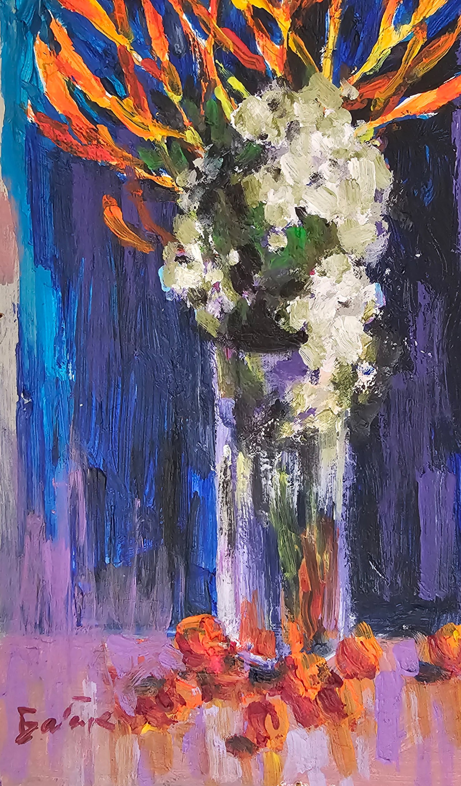 Acrylic painting still life Vyacheslav Petrovich Babac - 5