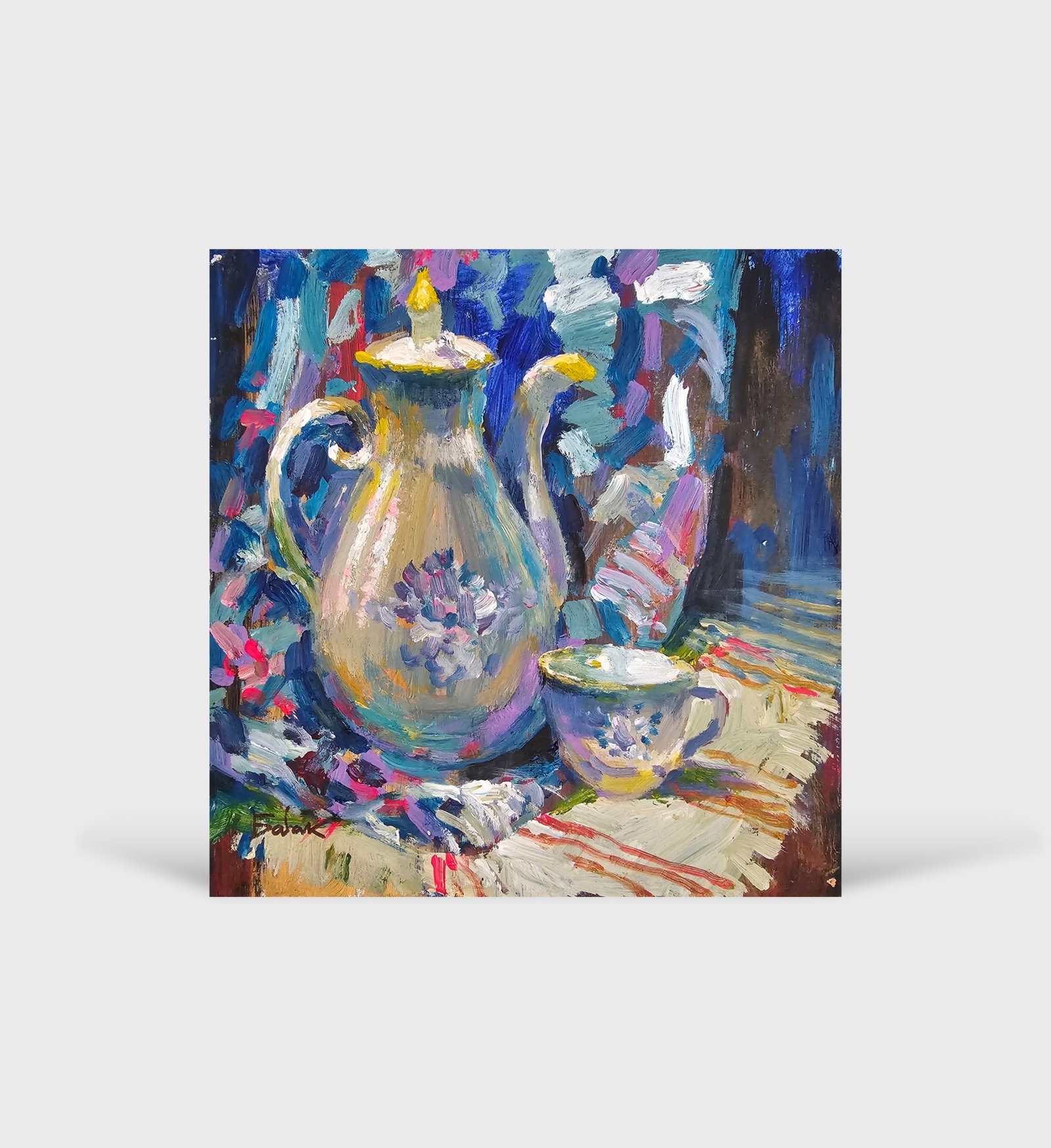 Acrylic painting Still life Vyacheslav Petrovich Babac - 10