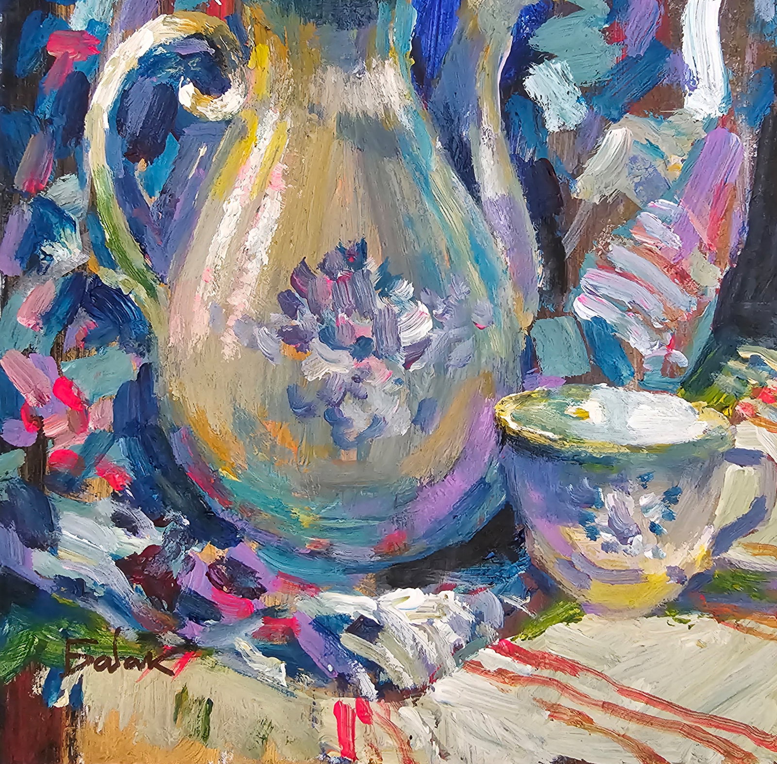 Acrylic painting Still life Vyacheslav Petrovich Babac - 5