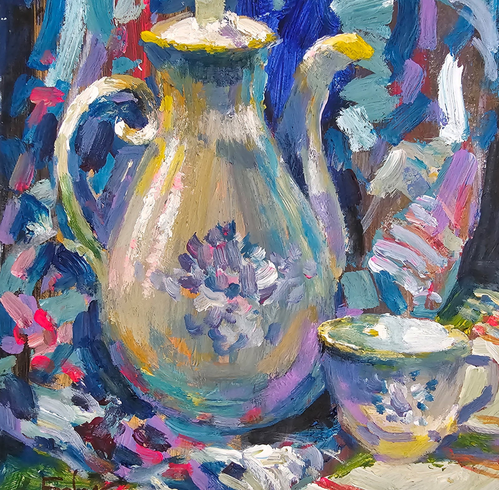 Acrylic painting Still life Vyacheslav Petrovich Babac - 8