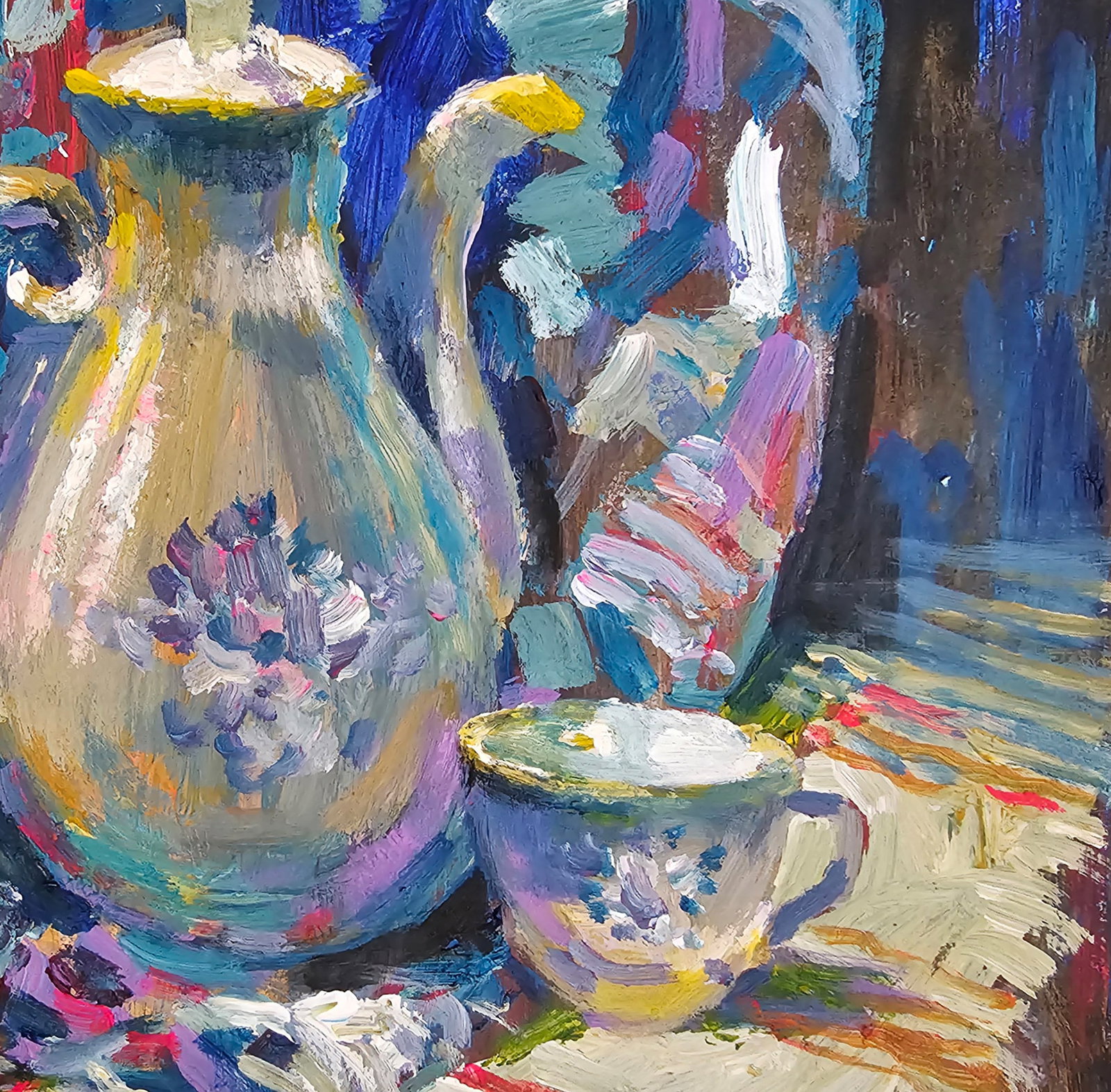Acrylic painting Still life Vyacheslav Petrovich Babac - 9