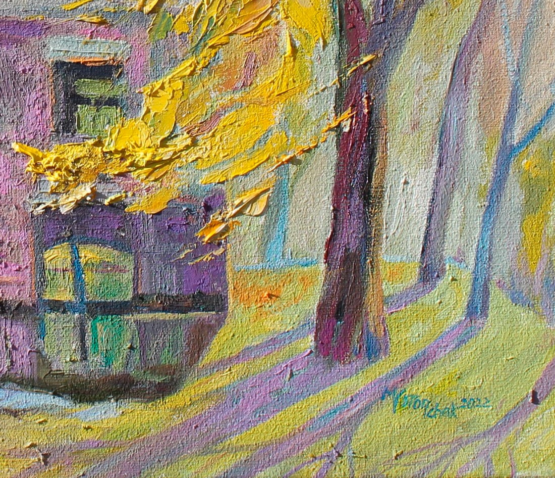 Oil painting The mill in Strusov Maria Voloschak - 6
