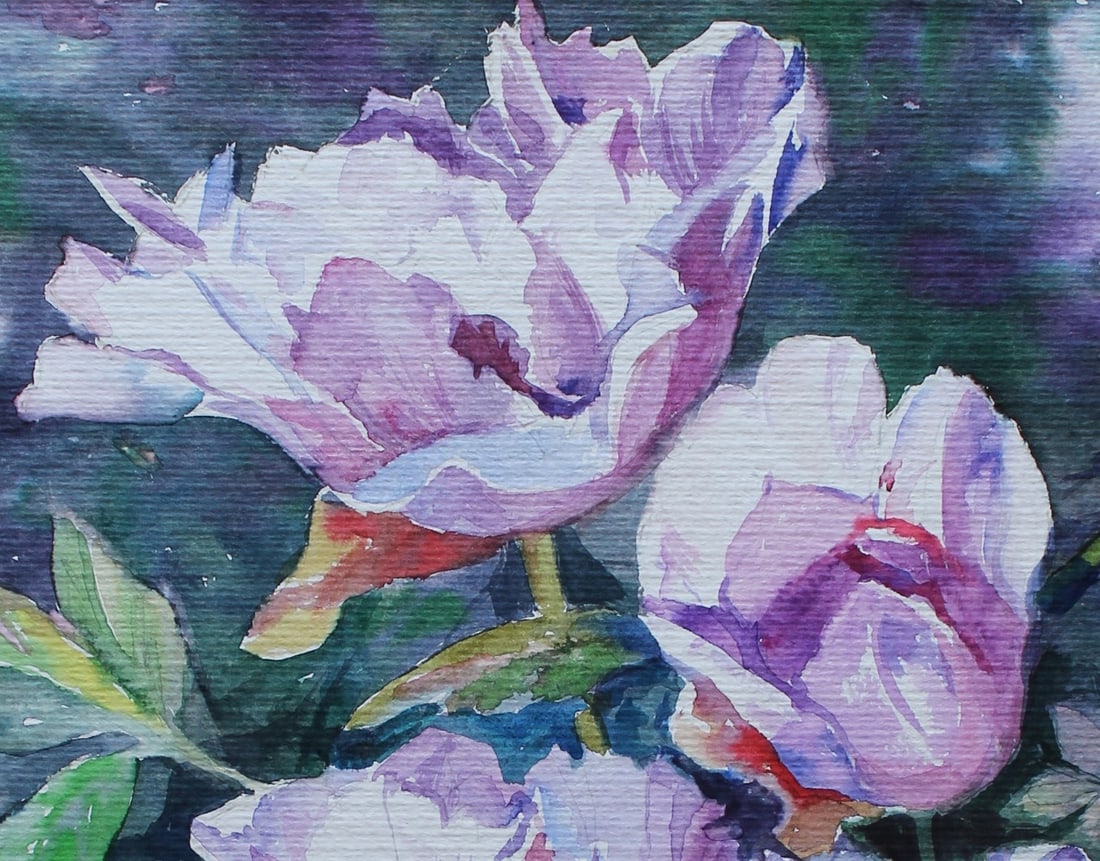 Watercolor painting Syphony Maria Voloschak - 2