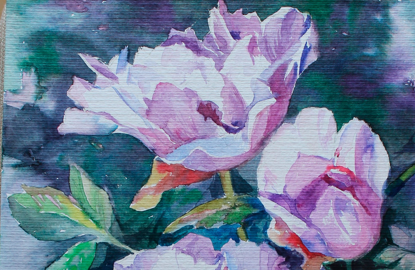 Watercolor painting Syphony Maria Voloschak - 4