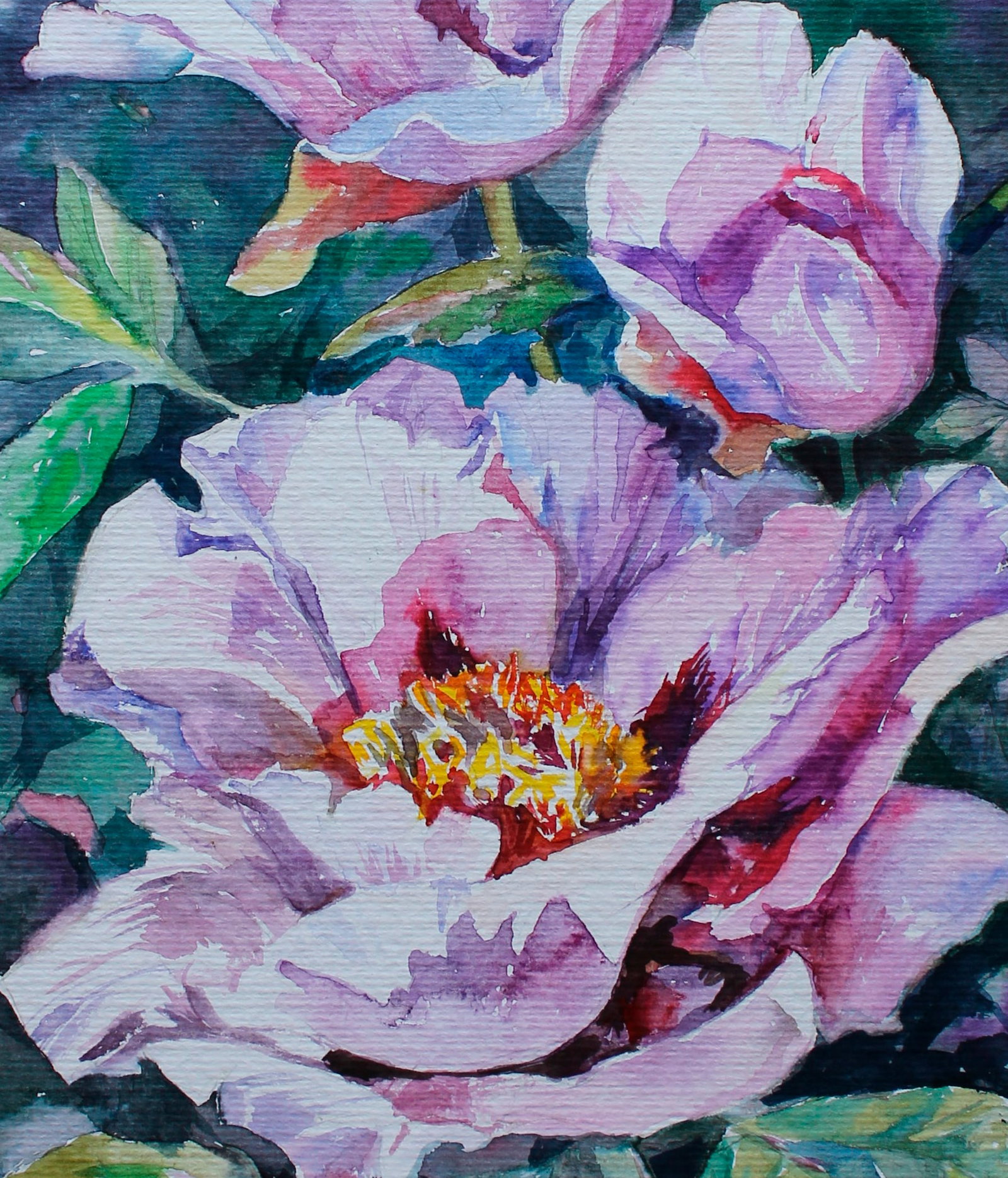 Watercolor painting Syphony Maria Voloschak - 5