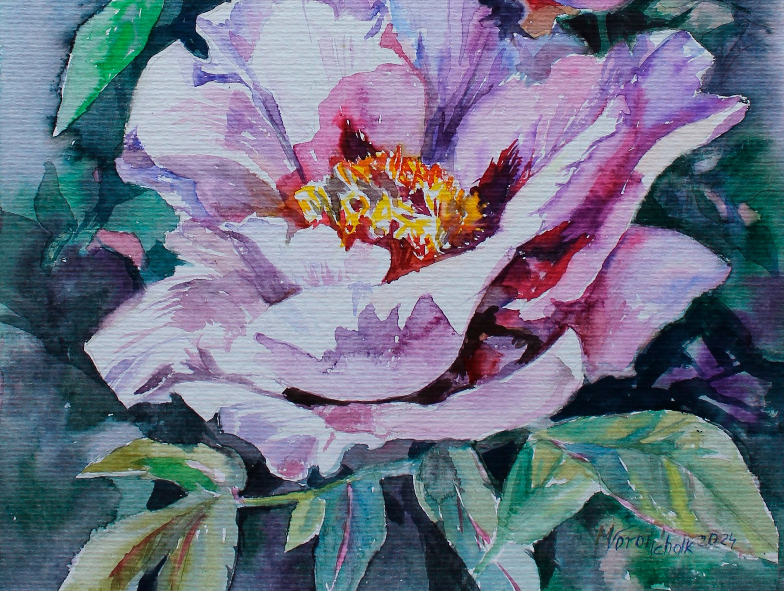 Watercolor painting Syphony Maria Voloschak - 7