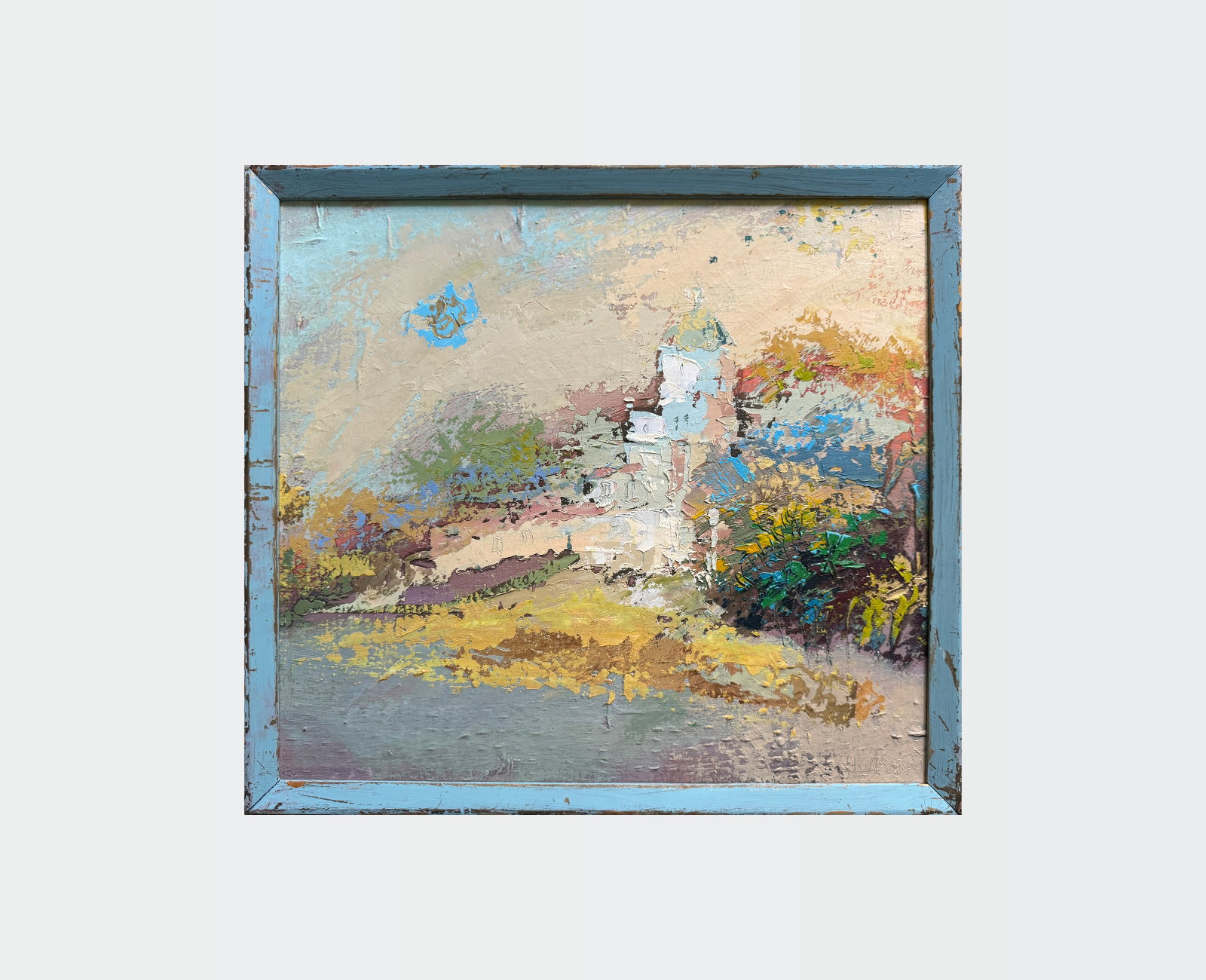 Oil painting with farme Lviv, St. George's Cathedral K. Leonid - 2
