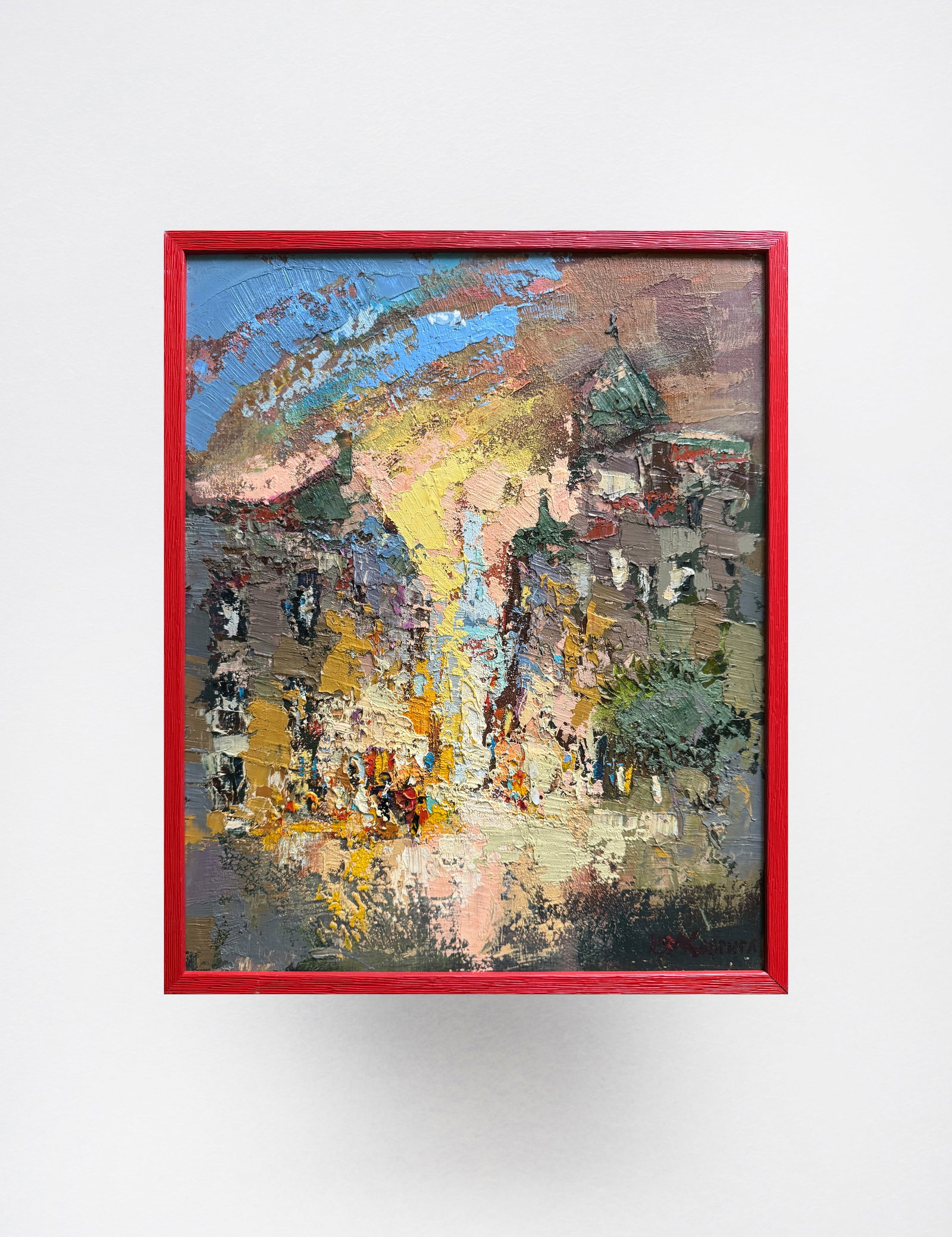 Oil painting with frame Evening K. Leonid - 10