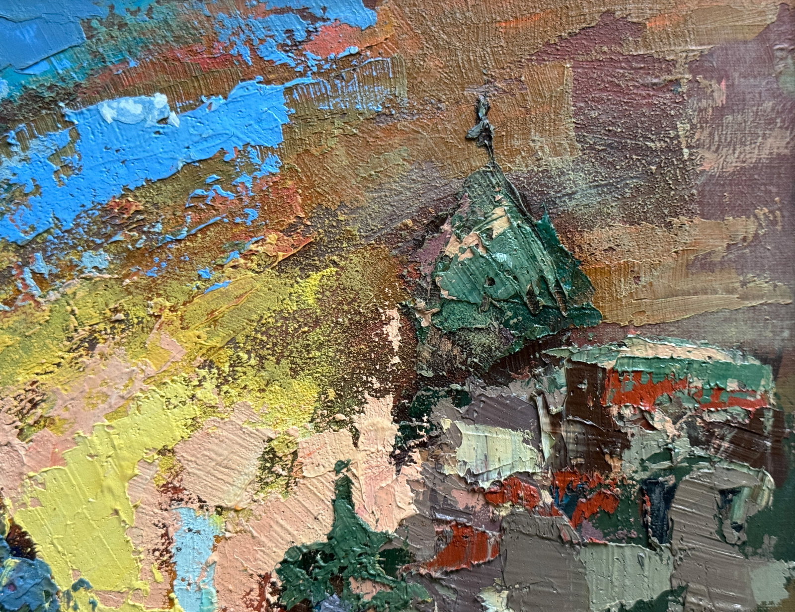 Oil painting with frame Evening K. Leonid - 3