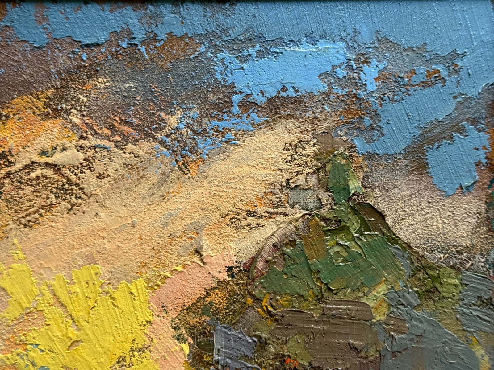 Oil painting with frame City K. Leonid - 3