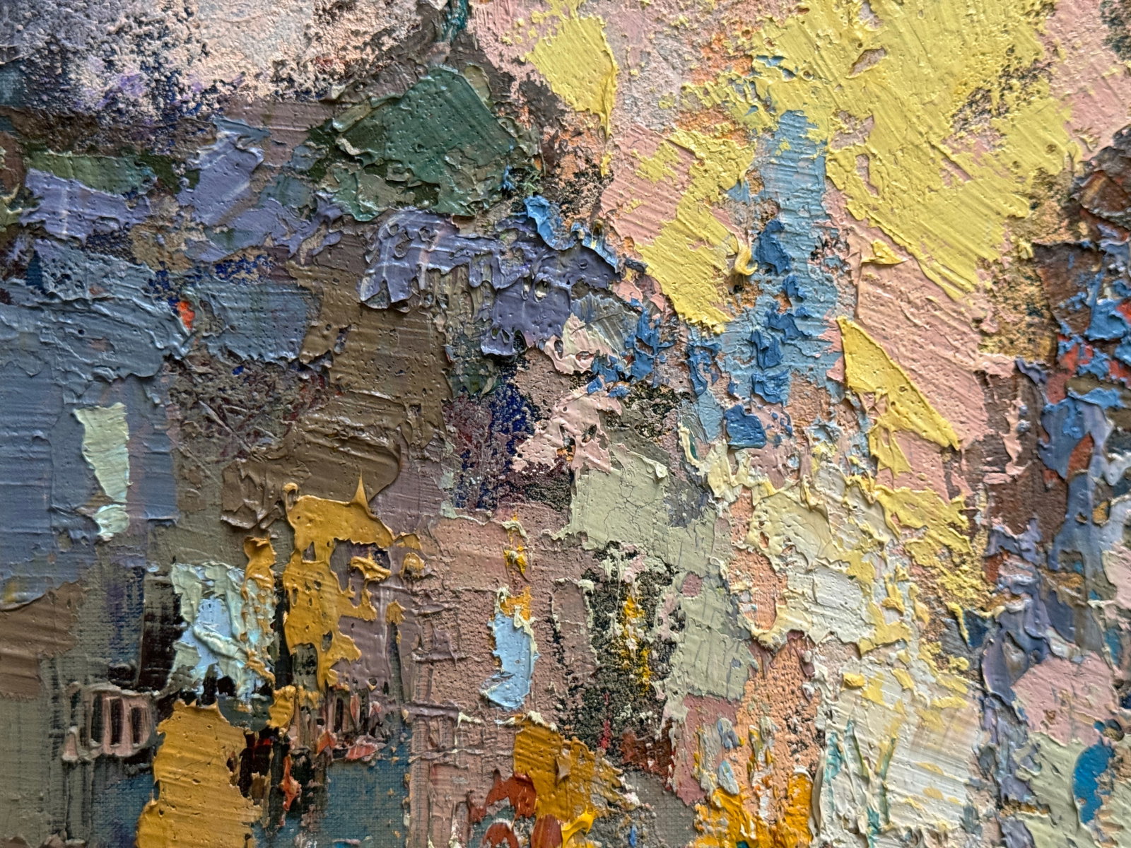 Oil painting with frame City K. Leonid - 5