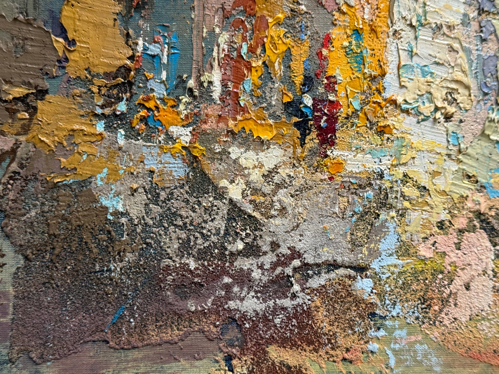 Oil painting with frame City K. Leonid - 9