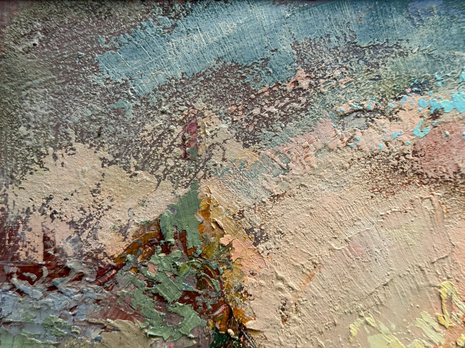 Oil painting with frame Cityscape K. Leonid - 2
