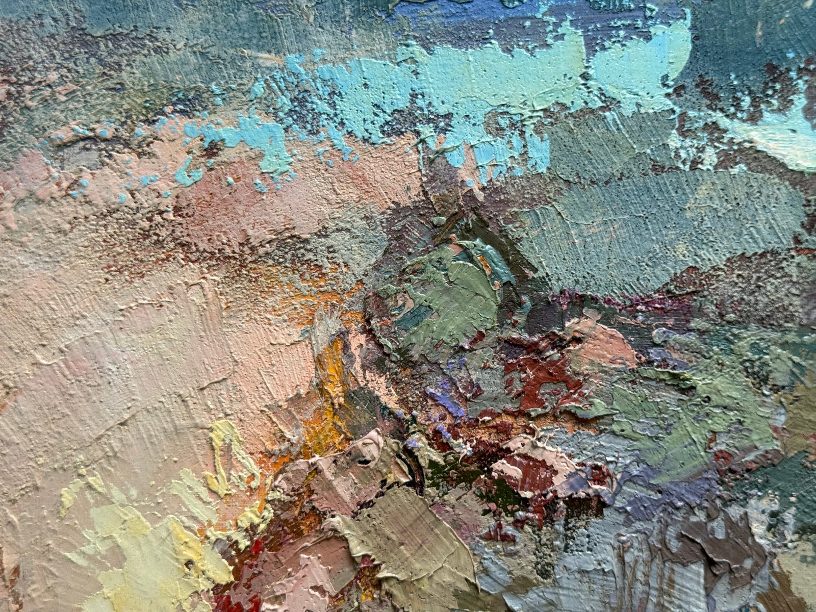 Oil painting with frame Cityscape K. Leonid - 3