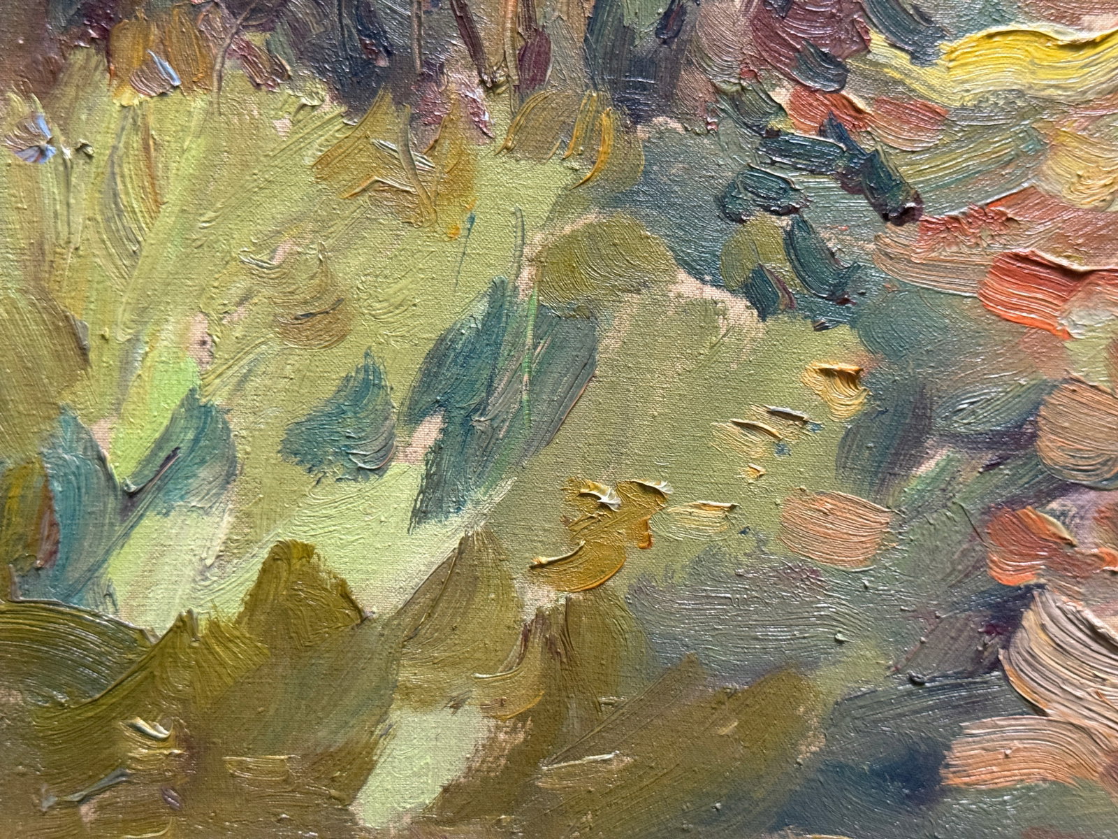 Oil painting with frame Autumn K. Leonid - 5