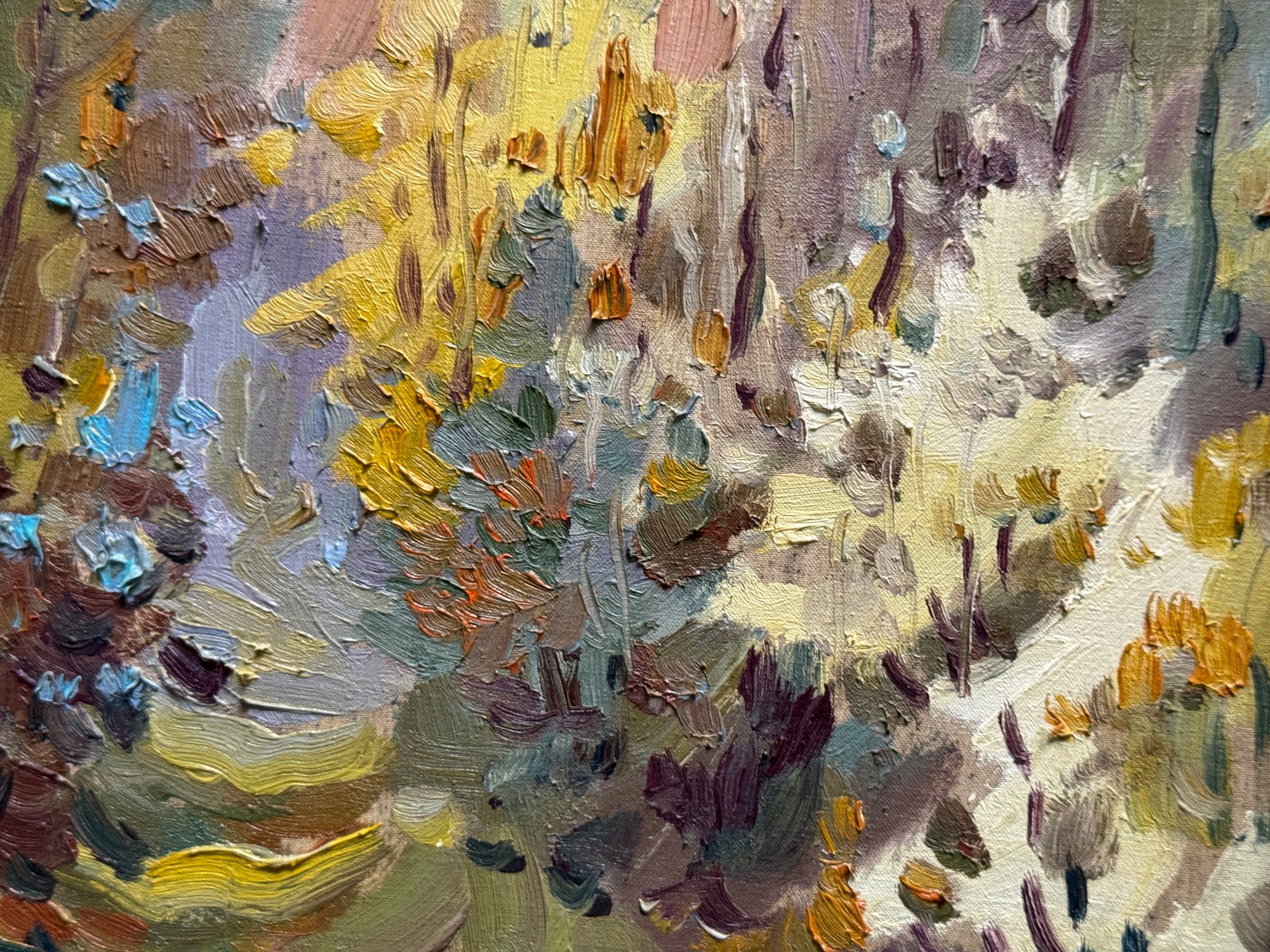 Oil painting with frame Autumn K. Leonid - 7