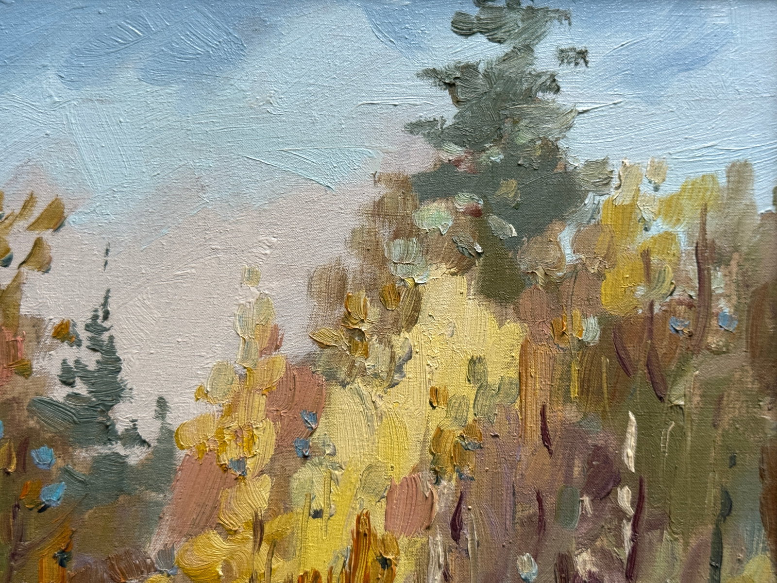 Oil painting with frame Autumn K. Leonid - 8