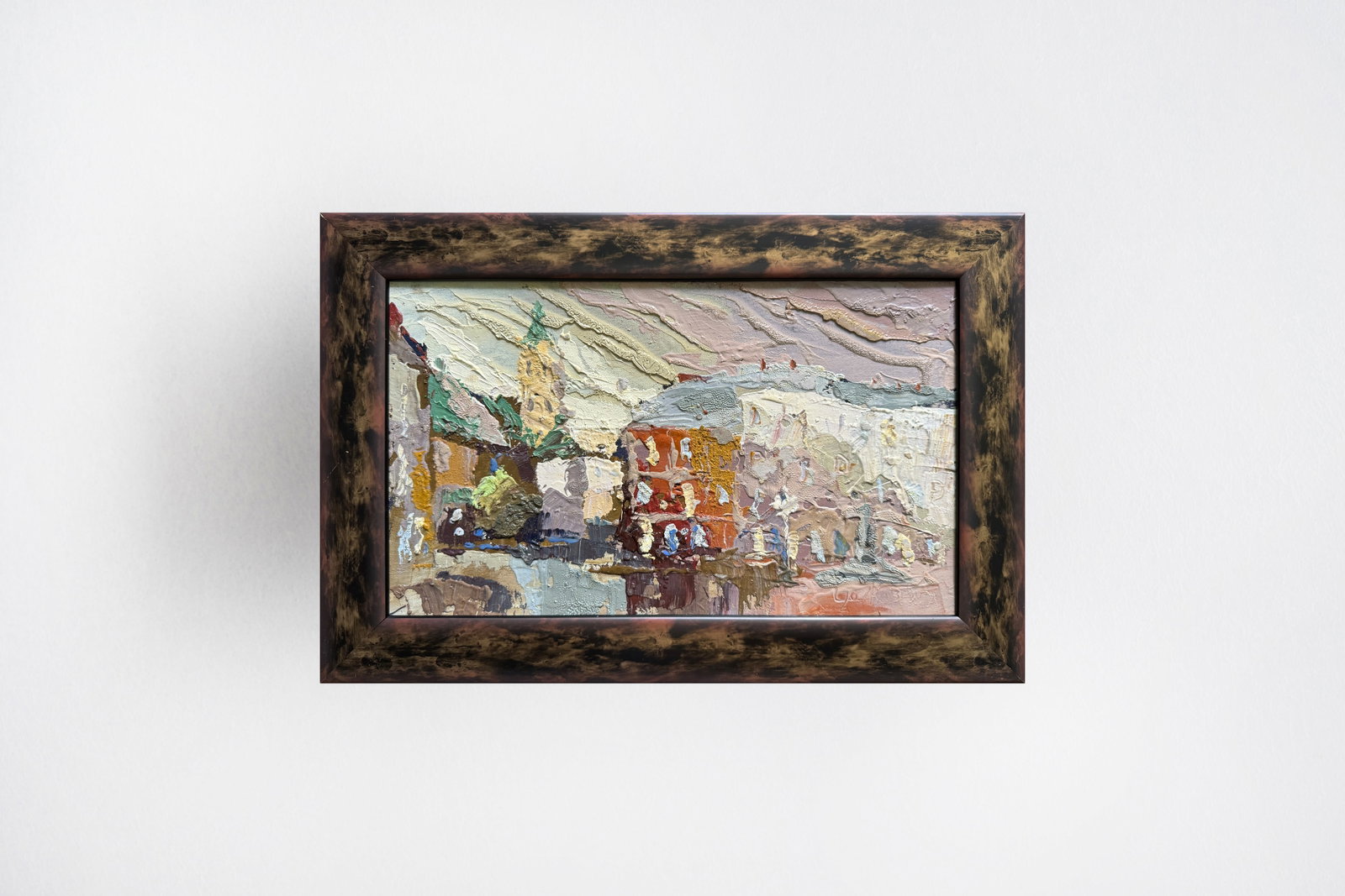 Oil painting with frame market in Lviv K. Leonid - 9