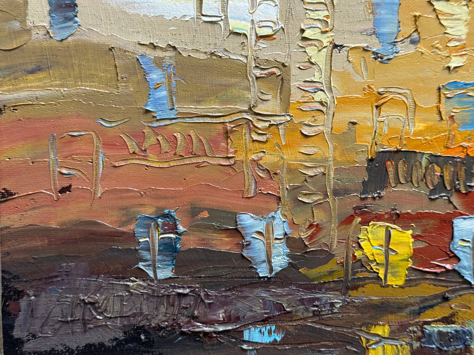 Oil painting with frame Lviv K. Leonid - 4