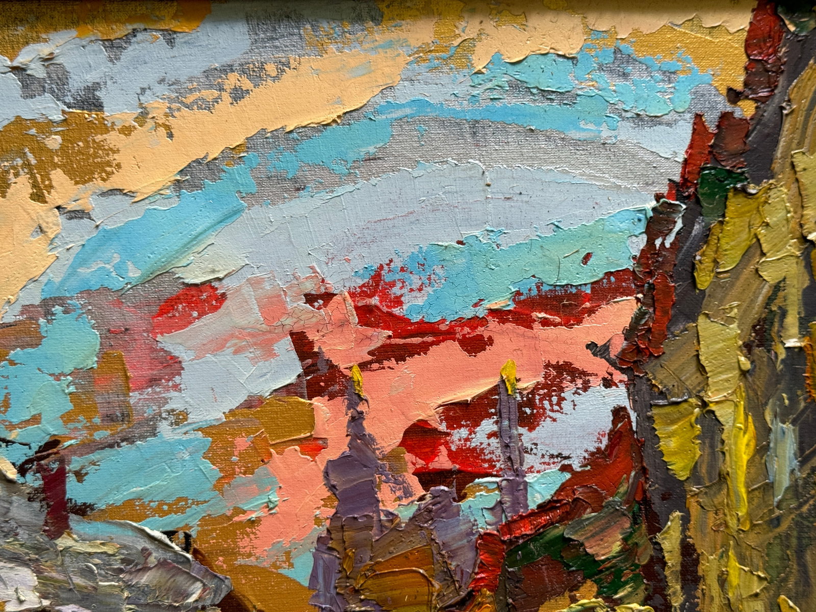 Oil painting with frame Lviv K. Leonid - 8