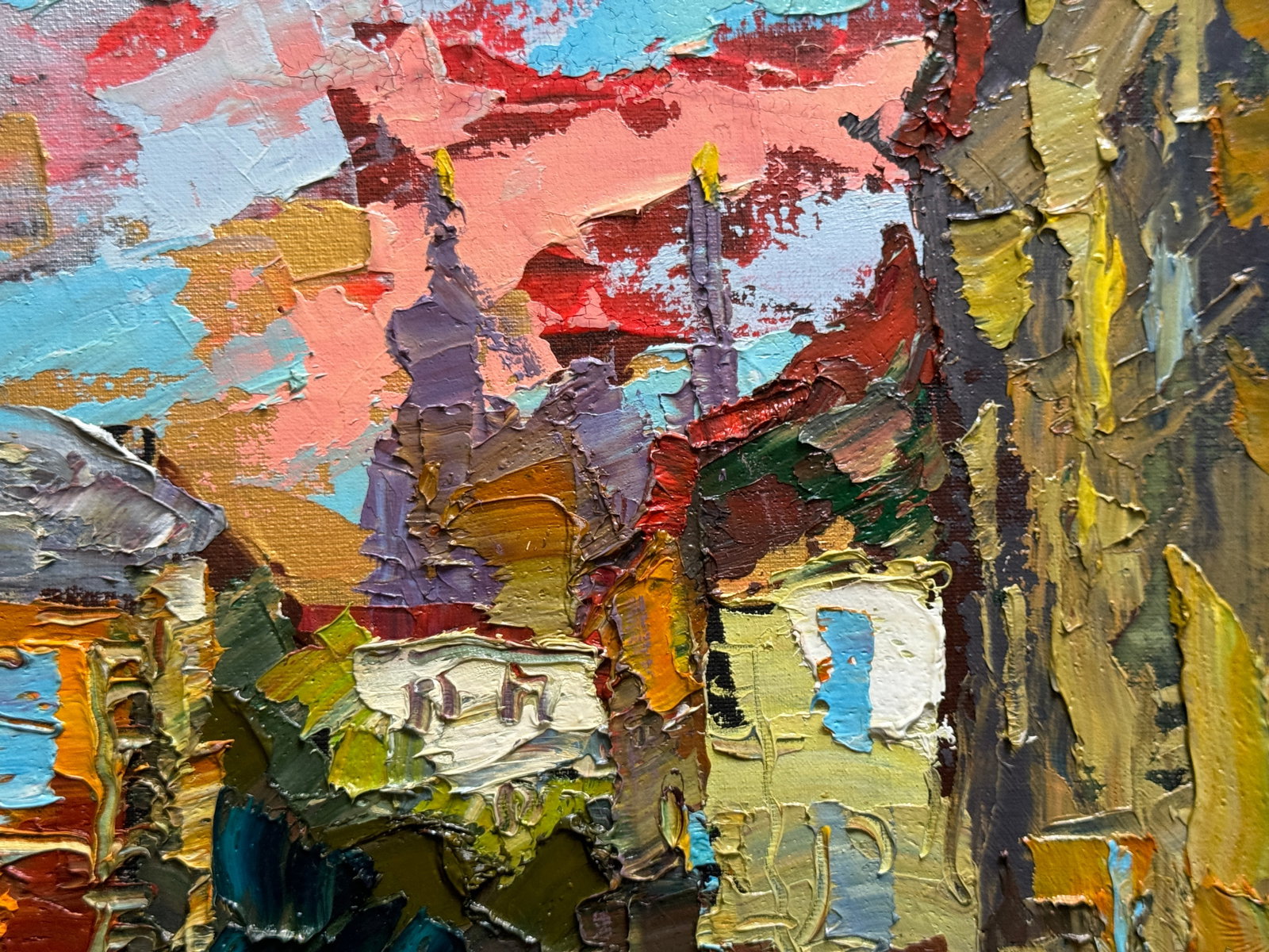 Oil painting with frame Lviv K. Leonid - 9