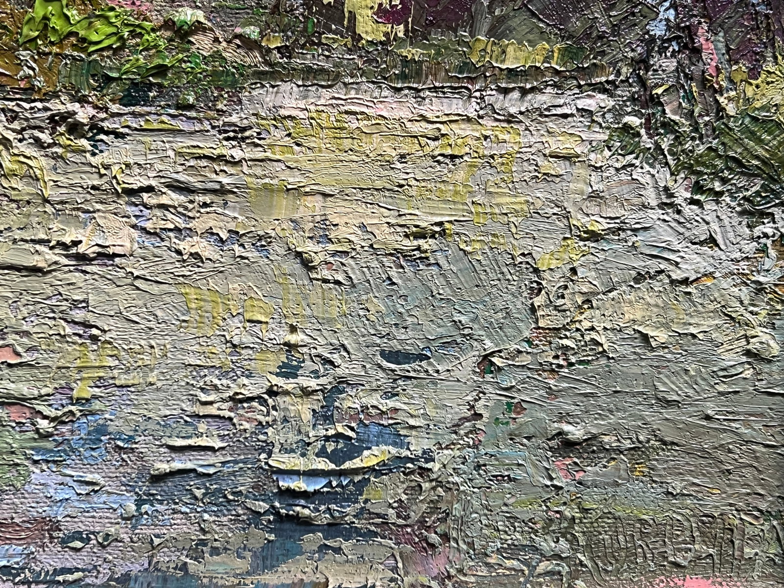 Oil painting with farme botanical garden at the Ivan Franko university of lviv K. Leonid - 7