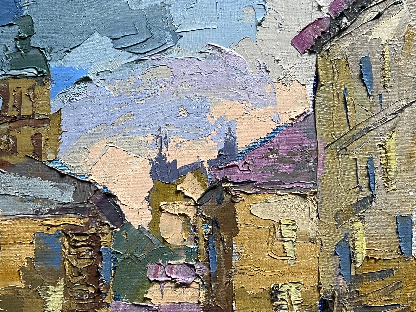 Oil painting with farme square in Lviv K. Leonid - 3