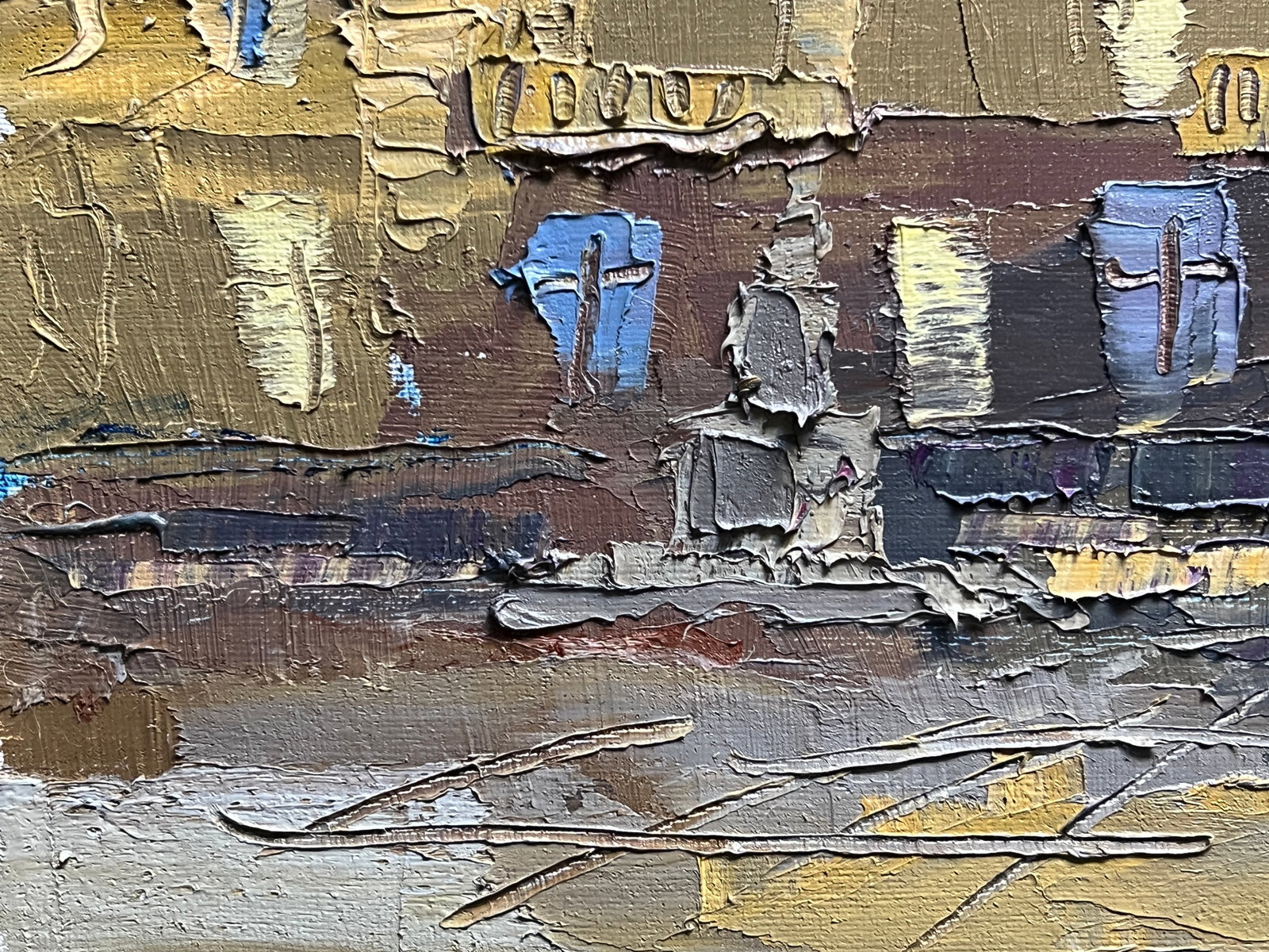 Oil painting with farme square in Lviv K. Leonid - 7