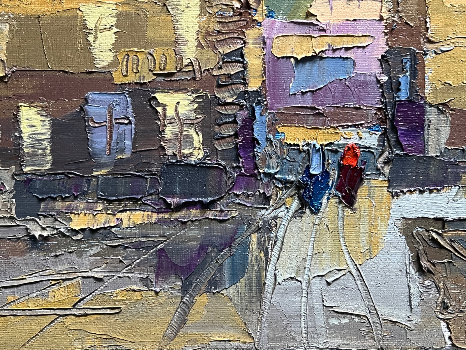 Oil painting with farme square in Lviv K. Leonid - 8