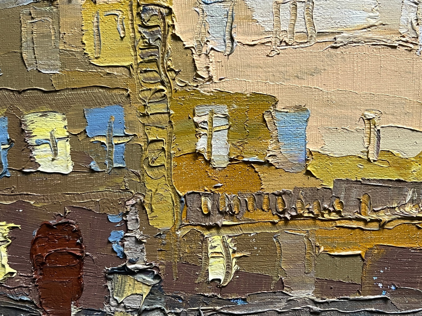 Oil painting with farme market in Lviv K. Leonid - 5