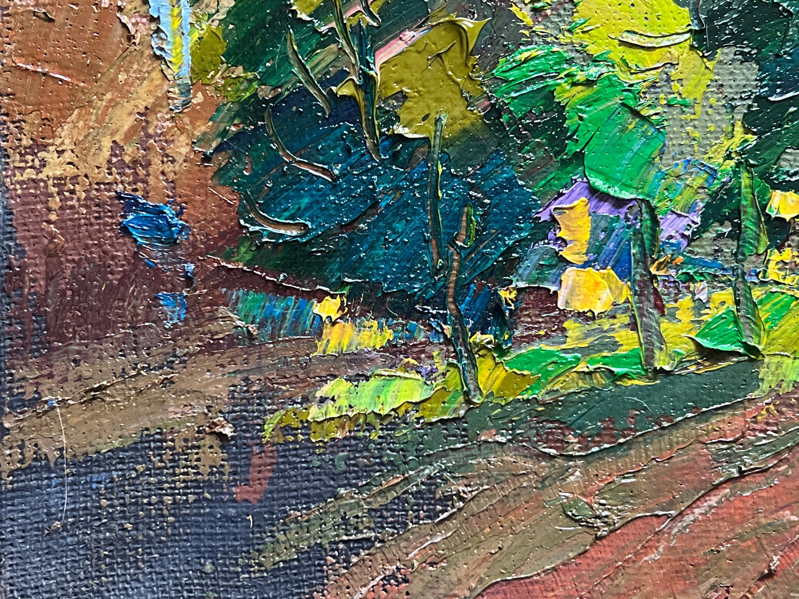 Oil painting with frame Lviv Bernardine monastery K. Leonid - 7