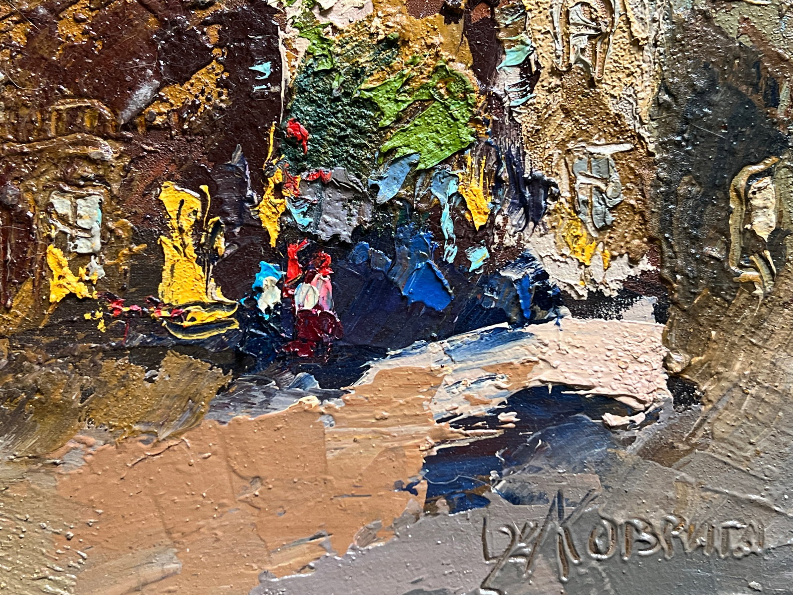 Oil painting square in Lviv K. Leonid - 10