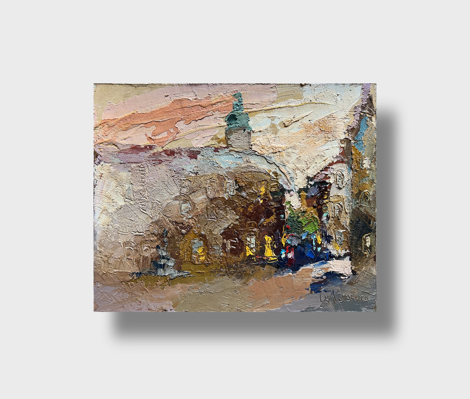 Oil painting square in Lviv K. Leonid - 12