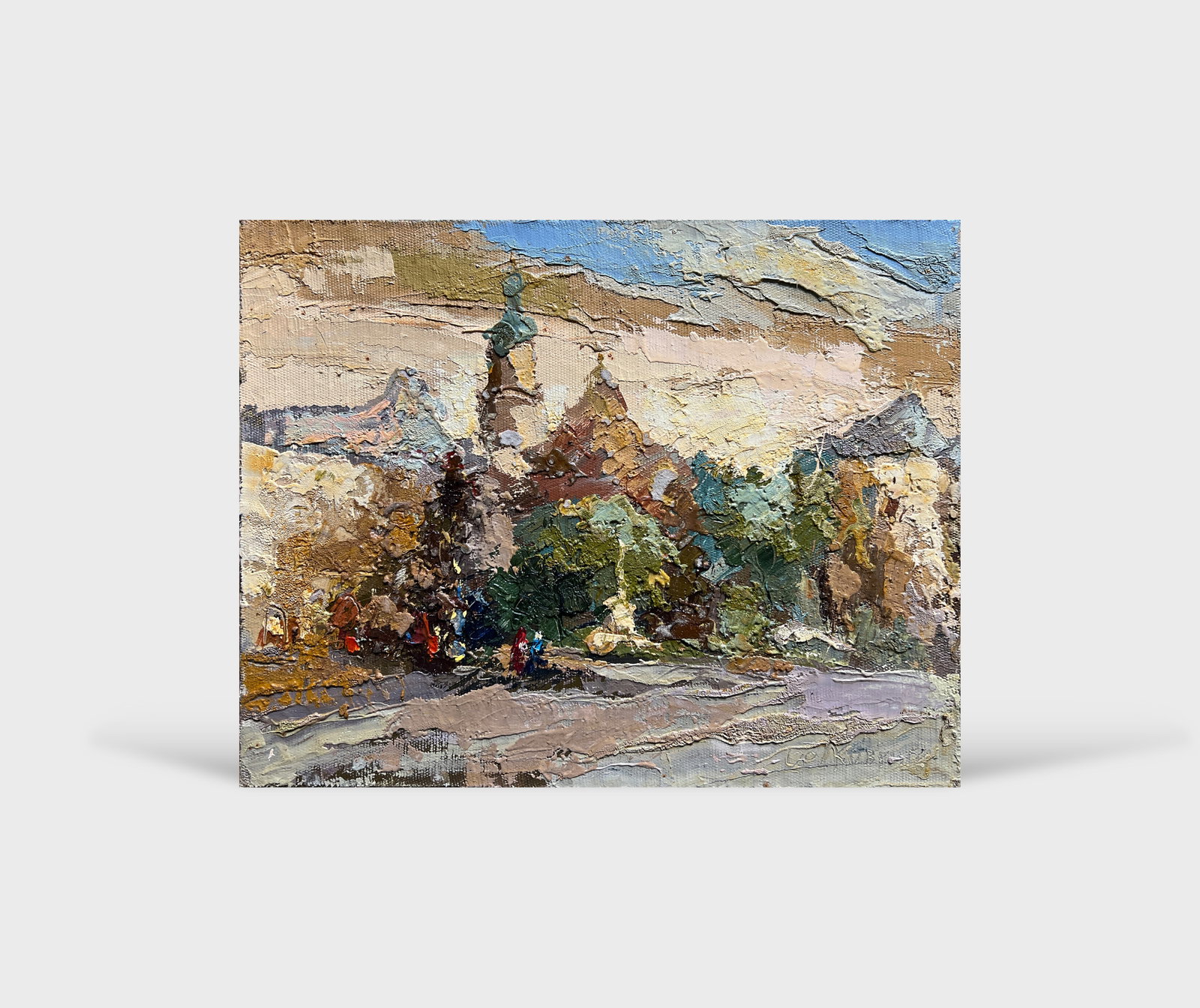 Oil painting Lviv Bernardine monastery K. Leonid - 10