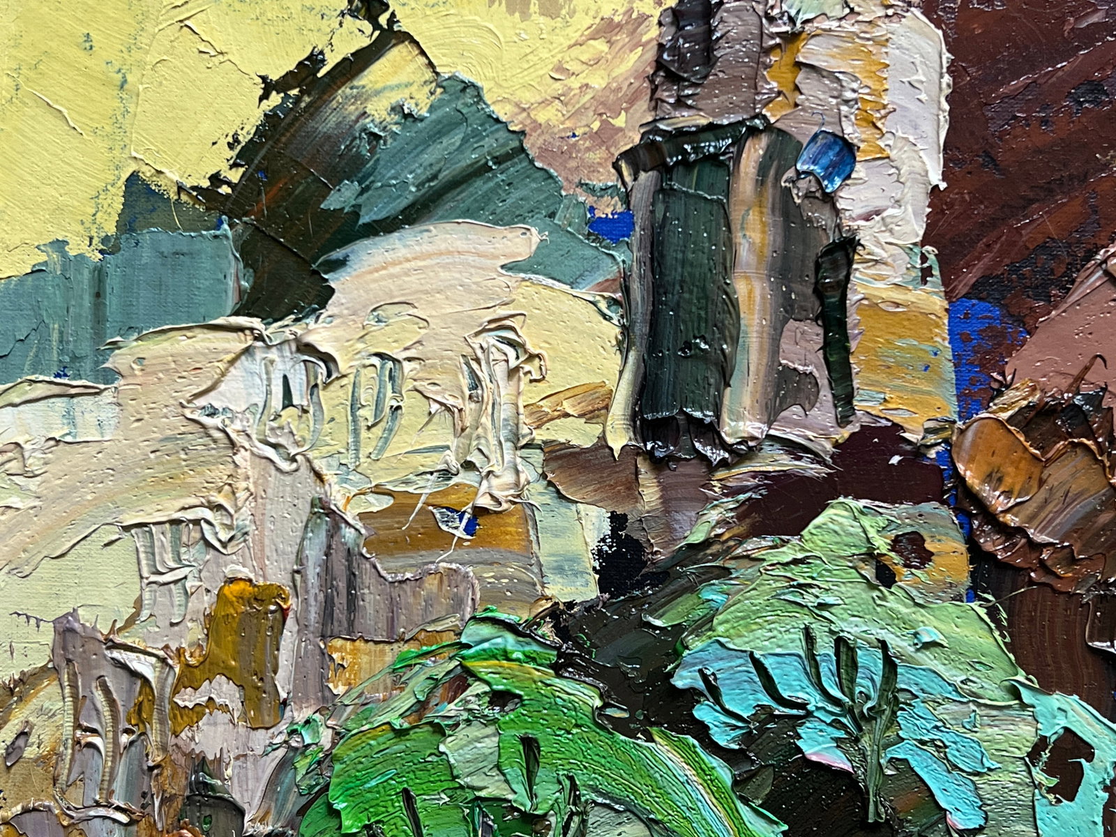 Oil painting with frame Bernardine monastery in Lviv K. Leonid - 4