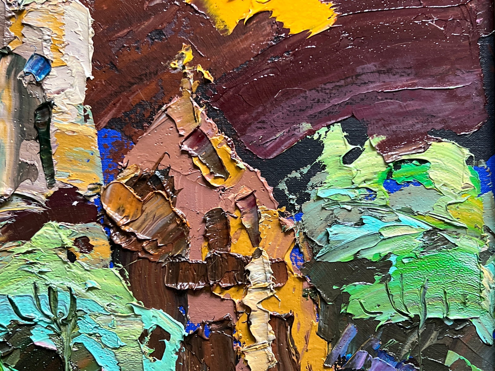 Oil painting with frame Bernardine monastery in Lviv K. Leonid - 8