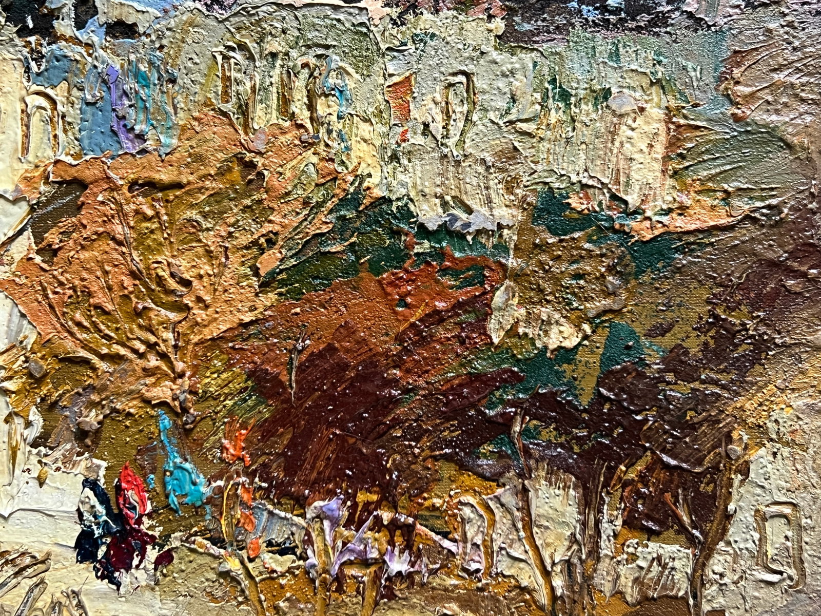 Oil painting with frame City K. Leonid - 5