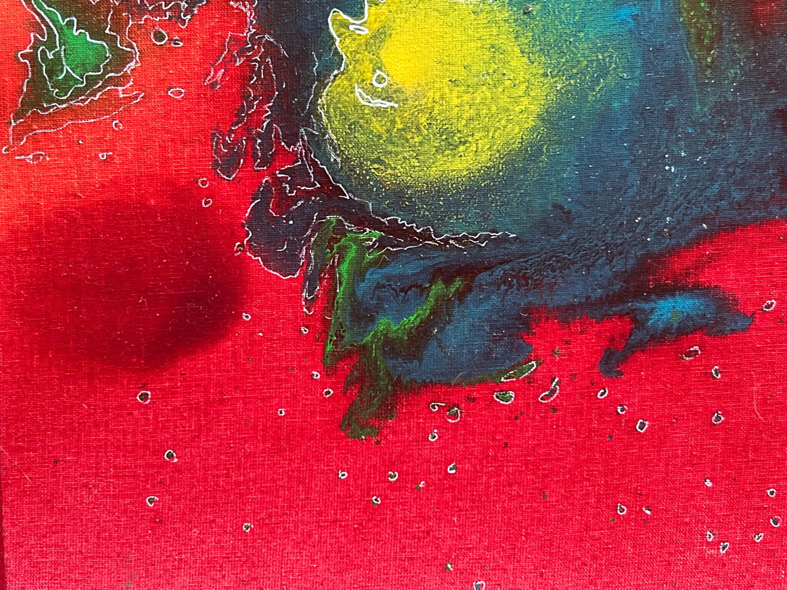 Oil painting with frame Perception K. Leonid - 5