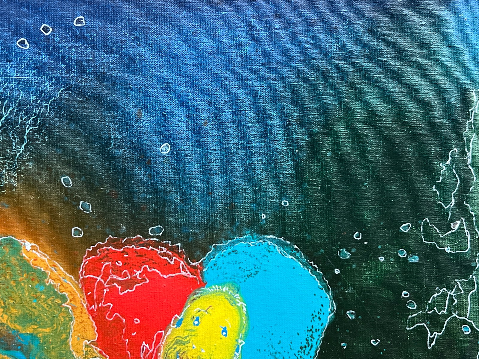 Oil painting with frame Perception K. Leonid - 9