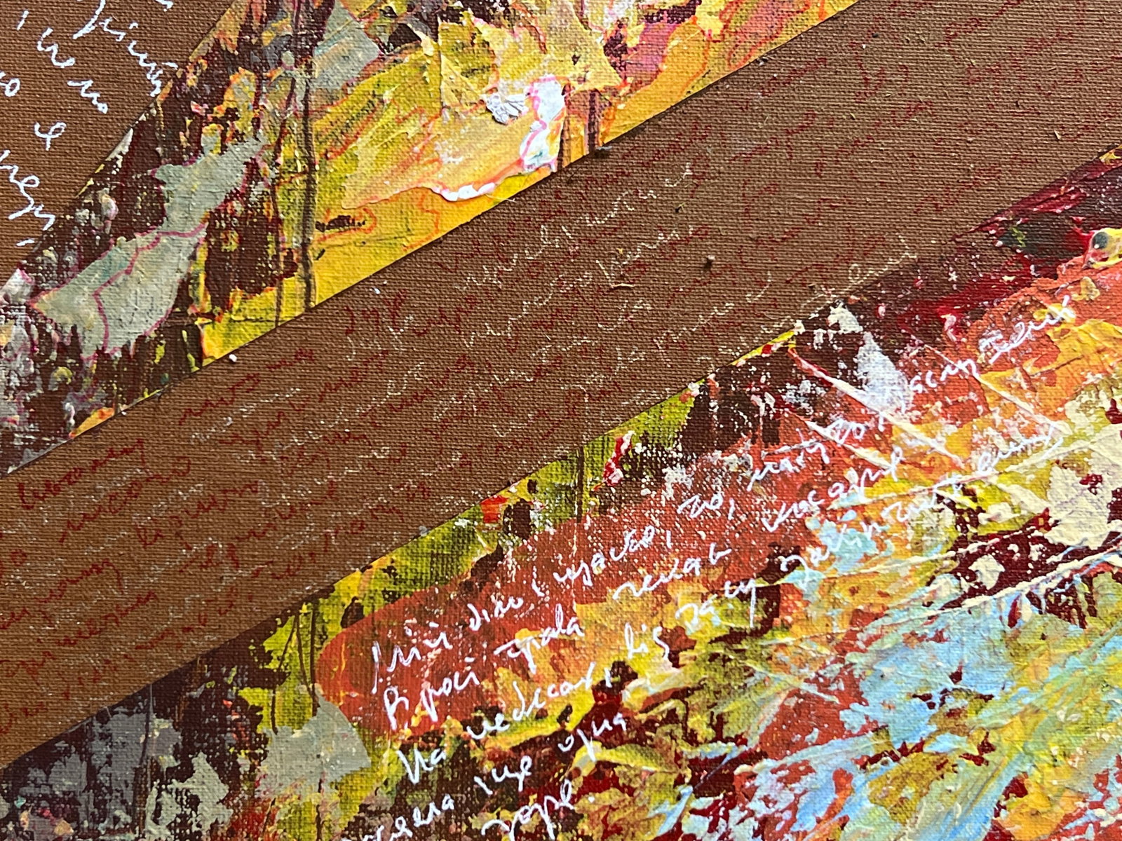 Acrylic painting with frame Perception 12 K. Leonid - 7