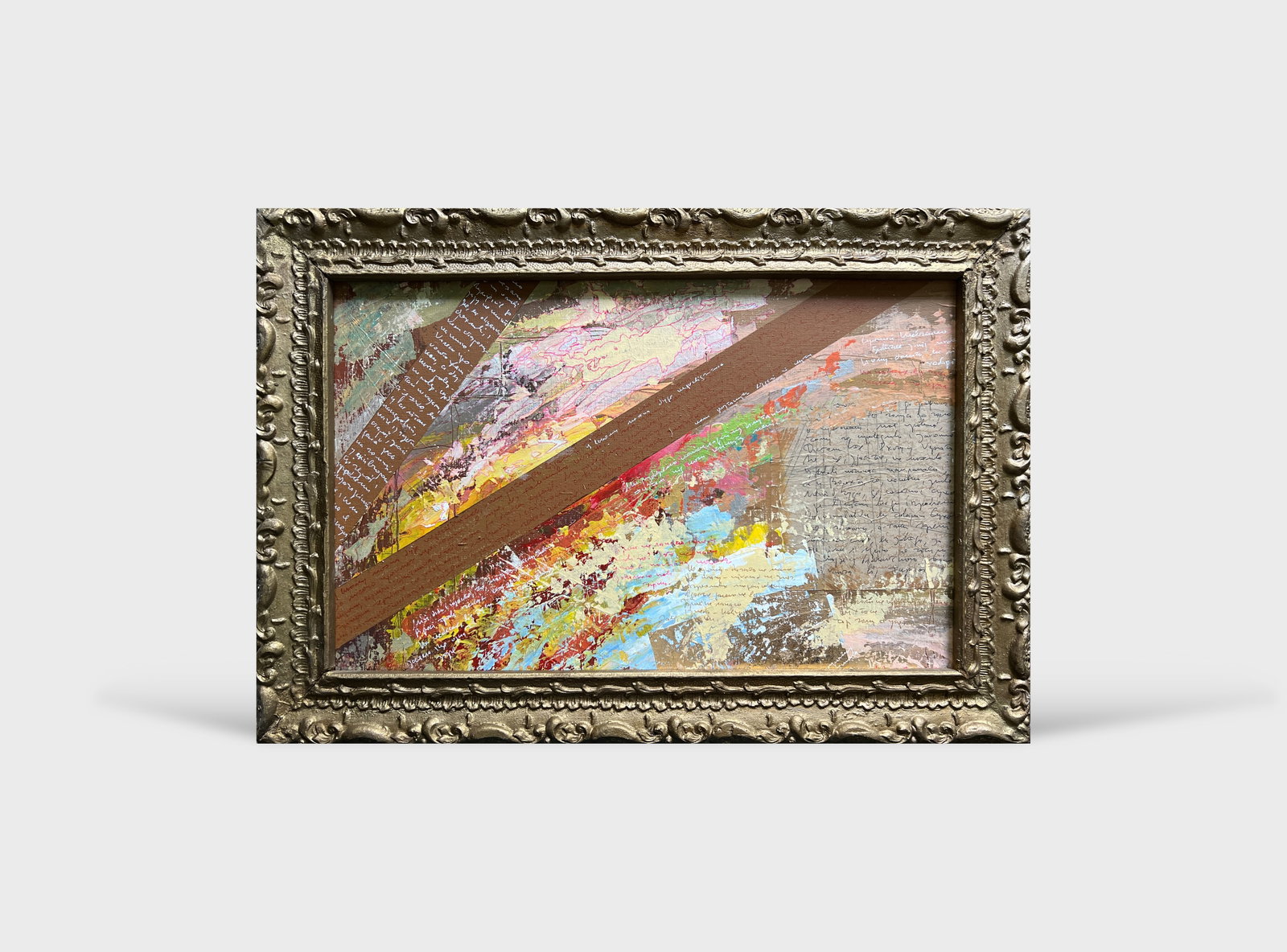 Acrylic painting with frame Perception 12 K. Leonid - 9